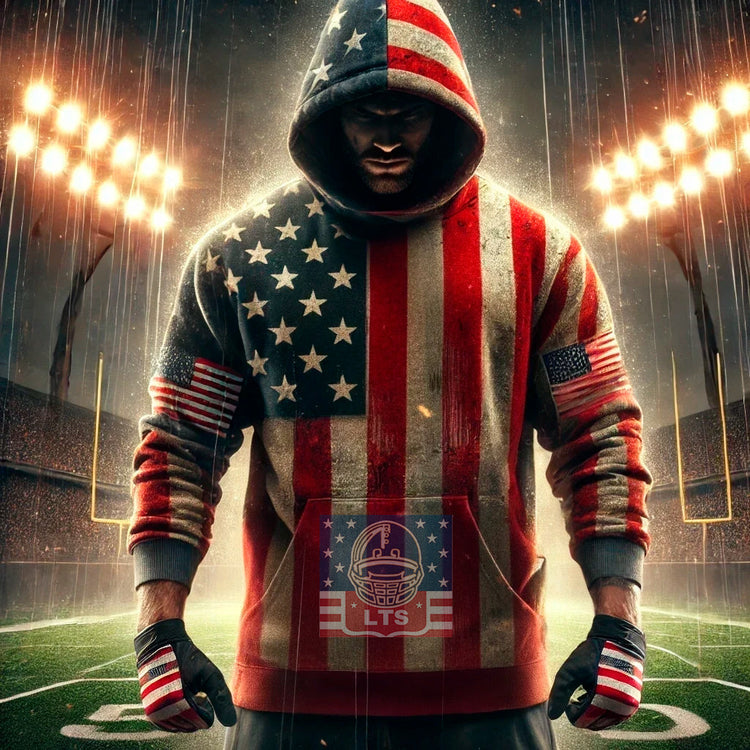 American Honor Patriotic Football Hoodies